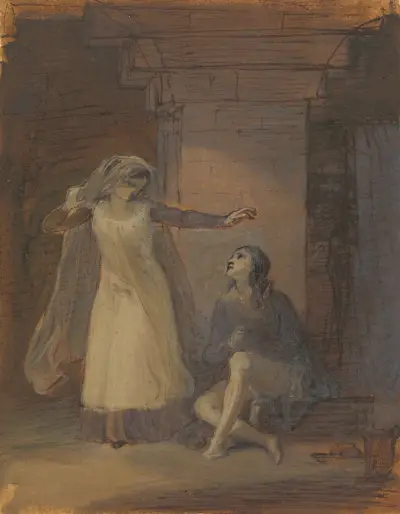 Claudio and Isabella av Robert Smirke