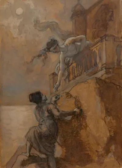 One from Illustrations to Shakespeare av Robert Smirke