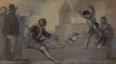 Jedna z Ilustrací k Shakespearovi, Robert Smirke