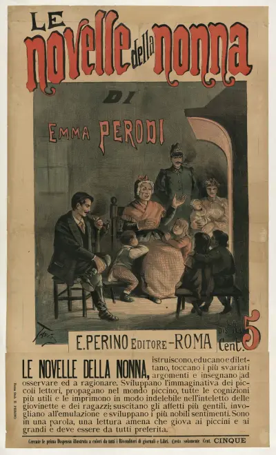Le Novelle della Nonna di Emma Perodi. E. Perino – Editore – Roma av Ottavio Rodella Tavio