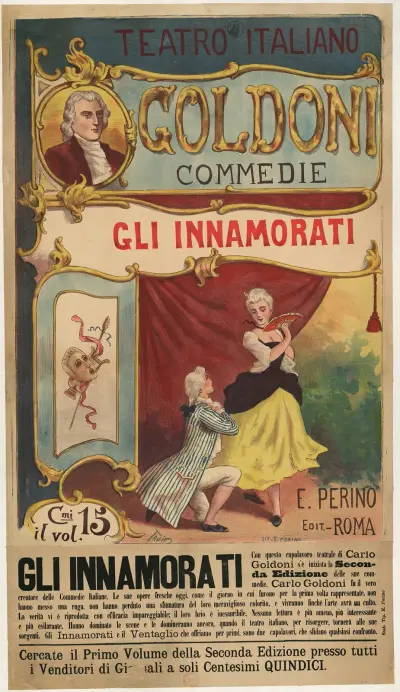 Teatro italiano. Goldoni commedie Gli innamorati Les Amoureux av Ottavio Rodella Tavio