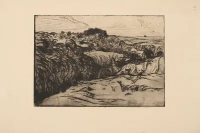 Paysage sur la côte av Roderic O'Conor