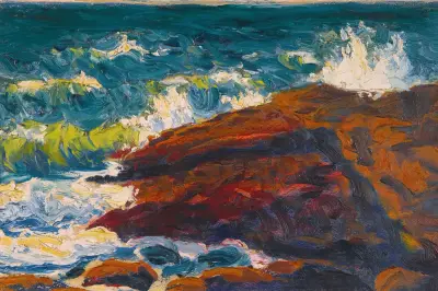Seascape av Roderic O'Conor