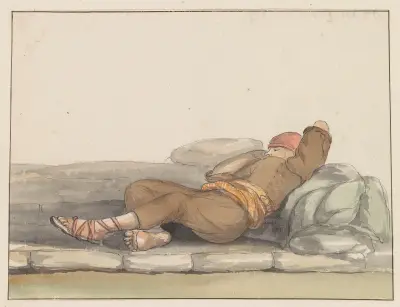 Dräkter från ön Gozo av Abraham-Louis-Rodolphe Ducros