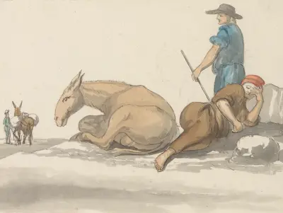 Dräkter från ön Gozo av Abraham-Louis-Rodolphe Ducros