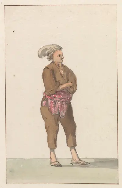 Dräkter från ön Gozo av Abraham-Louis-Rodolphe Ducros