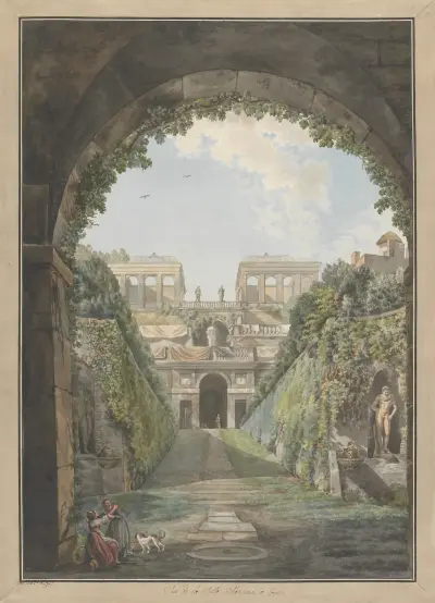 Villa Farnese von Abraham-Louis-Rodolphe Ducros