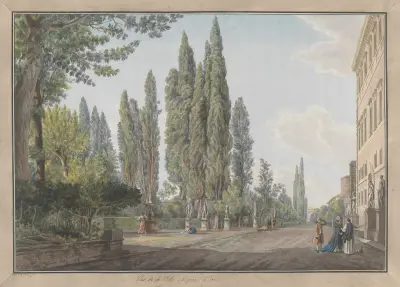 Villa Montalto Negroni av Abraham-Louis-Rodolphe Ducros