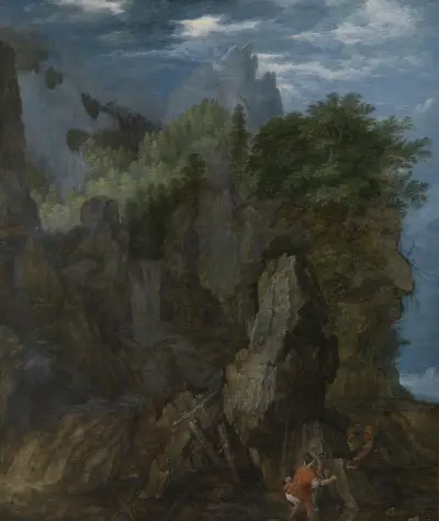 Crayfish fishermen av Roelant Savery