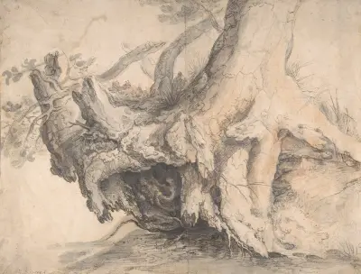 Studie eines Baumes von Roelant Savery