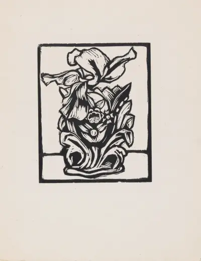 Iris & Vase av Roger Fry