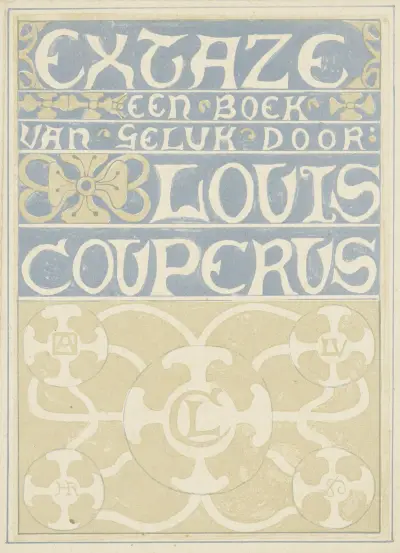 Bokomslag till Louis Couperus, Extaze; en bok om lycka av Richard Nicolaüs Roland Holst