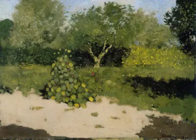 Hörn av en trädgård med kaprifol av Richard Nicolaüs Roland Holst