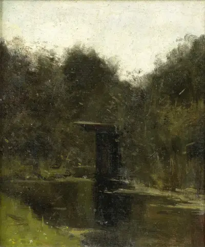 Hörnet av en damm nära Breukelen av Richard Nicolaüs Roland Holst