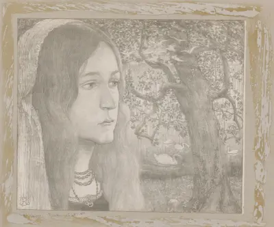 Helga som ser framåt av Richard Nicolaüs Roland Holst