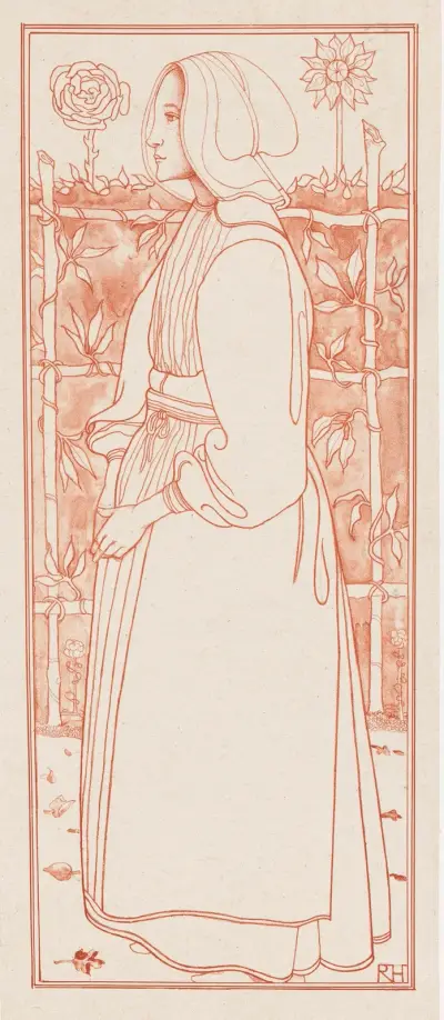 Flicka från Huizen av Richard Nicolaüs Roland Holst