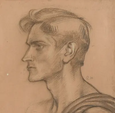 Man sedd från sidan av Richard Nicolaüs Roland Holst