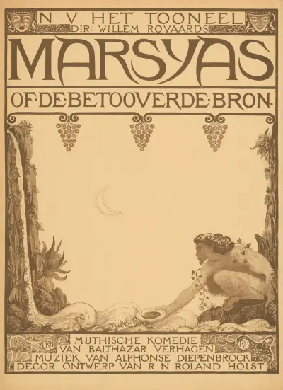 Marsyas eller den förtrollade brunnen. Mytisk komedi av Richard Nicolaüs Roland Holst