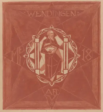 Okładka Wendingen, Richard Nicolaüs Roland Holst