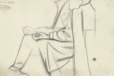 Sittande figur av Richard Nicolaüs Roland Holst
