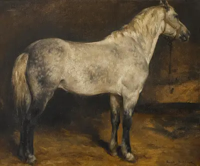A dapple grey horse av Rosa Bonheur