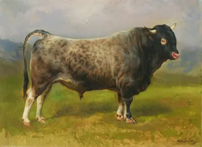 Den grå tjuren av Rosa Bonheur
