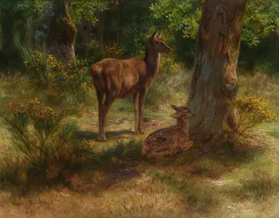Jeleni a dravci v lese, Rosa Bonheur