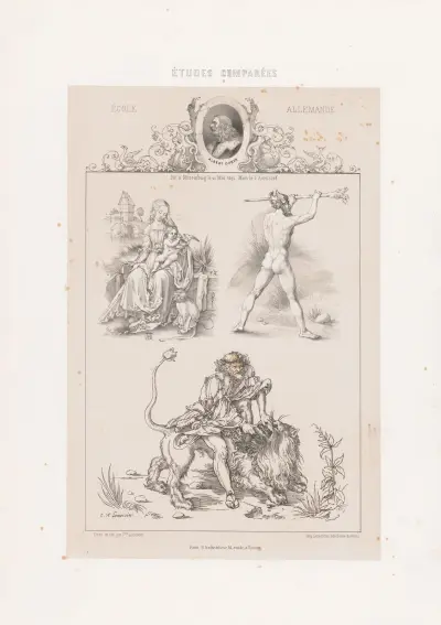 Albrecht Dürer – École Allemande av Joseph Rose Lemercier