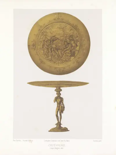 Coupe d’argent doré, Joseph Rose Lemercier
