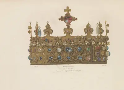 Kejsarinnan Sankta Kunigundas krona av Joseph Rose Lemercier