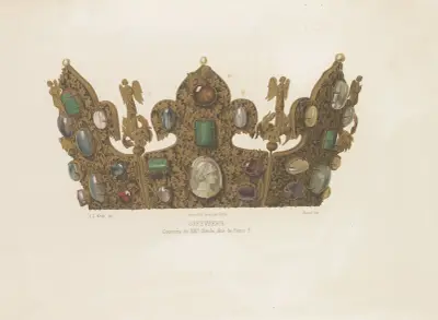 Henrik II:s krona av Joseph Rose Lemercier