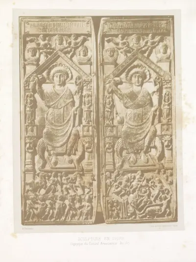 Konsul Anastasius diptyk. År 517 av Joseph Rose Lemercier