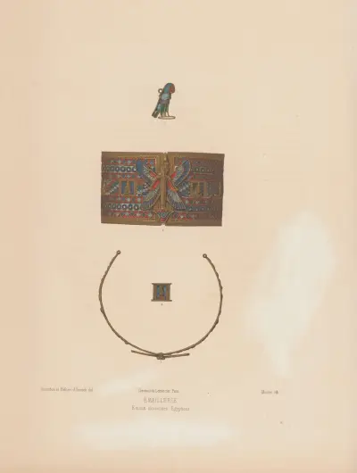 Emaux cloisonnés Egyptiens av Joseph Rose Lemercier