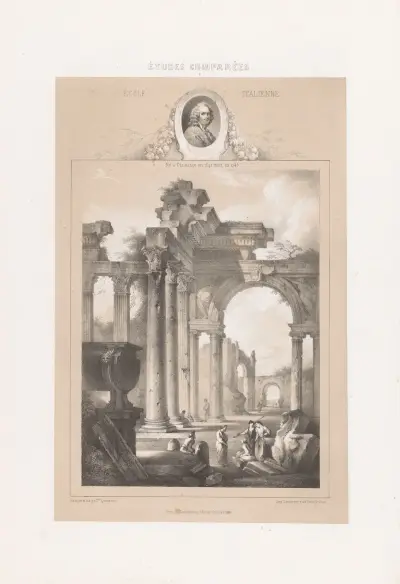 Giovanni Paolo Pannini – École Italienne av Joseph Rose Lemercier