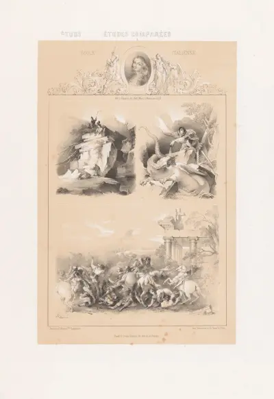 Salvator Rosa – École Italienne av Joseph Rose Lemercier