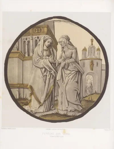 Glasmålning av Joseph Rose Lemercier