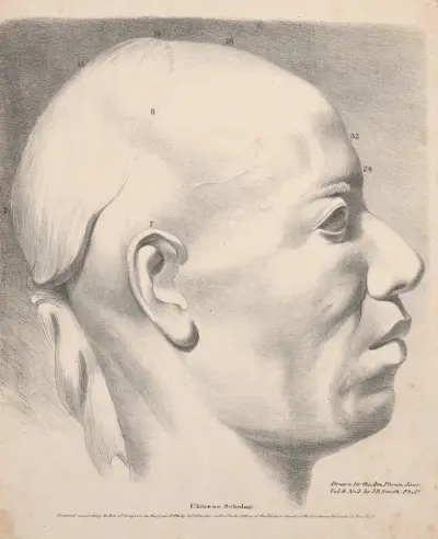 Kinesisk lärd [profil, nr 2] av John Rubens Smith
