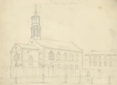 Jews synagogue in Charleston av John Rubens Smith