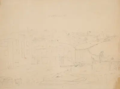 Kvarnar vid Cohoesfallen av John Rubens Smith