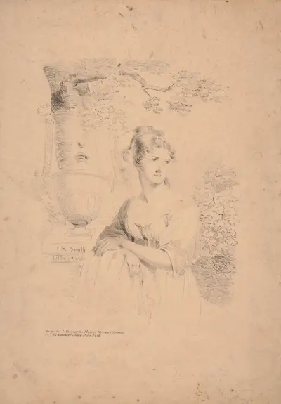 Mrs. J.R. Smith, Elizabeth Pepperell Sanger Smith av John Rubens Smith