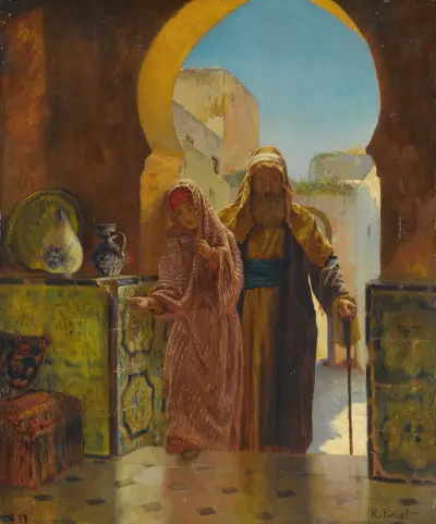 Eine helfende Hand von Rudolf Ernst