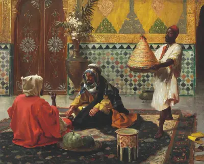 An Afternoon Discussion av Rudolf Ernst