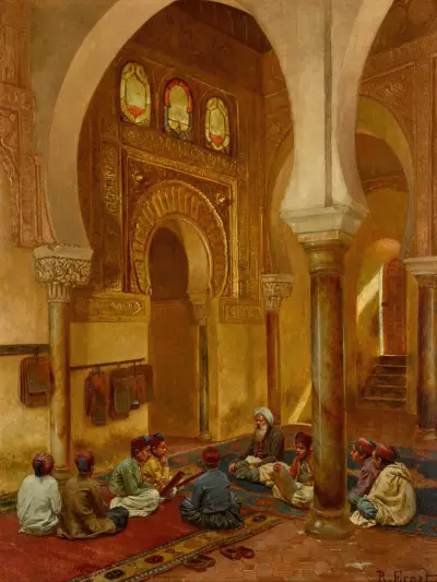 In der Madrasa von Rudolf Ernst