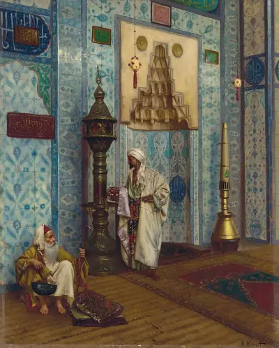 In der Moschee von Rudolf Ernst