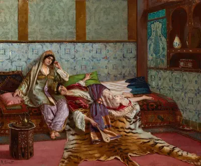 Die Musikerin von Rudolf Ernst
