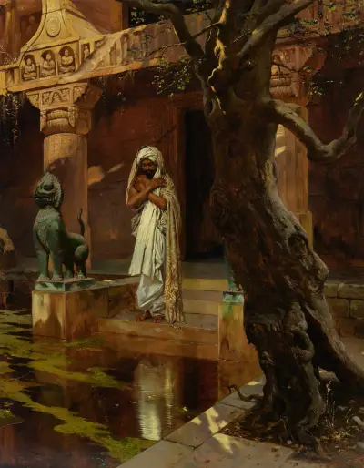 Der heilige Teich von Rudolf Ernst