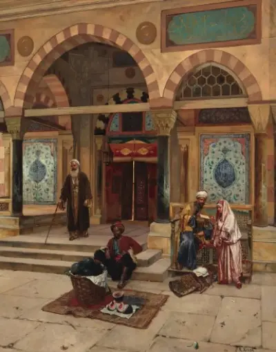 Před mešitou, Rudolf Ernst