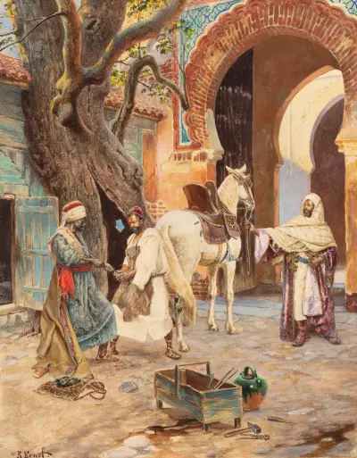 Der Hufschmied von Rudolf Ernst