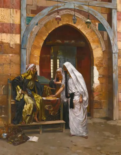 Die Wahrsagerin von Rudolf Ernst