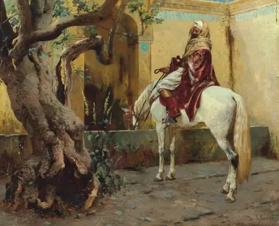Die Tränke von Rudolf Ernst